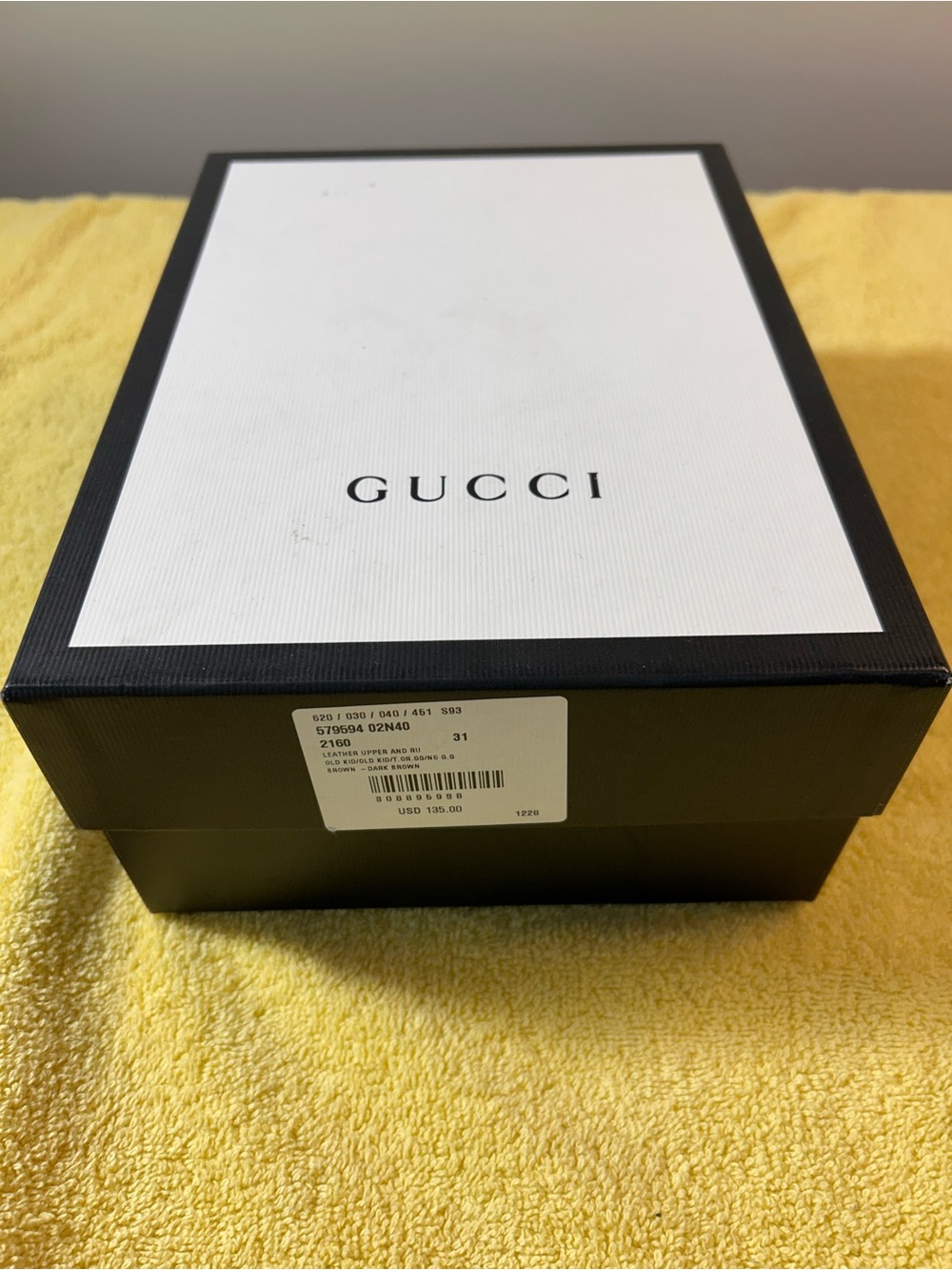 Gucci Kids Tan & Brown GG Canvas Leather Lace-Up Shoes - Picture 2 of 9
